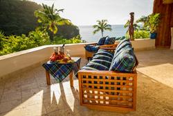 Caribbean - St Lucia scuba diving holiday. Anse Chastenet Piton Pool Suite.